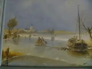 Peter Meuleners - prachtig schilderij - winterlandschap kopen? Bied vanaf 44!