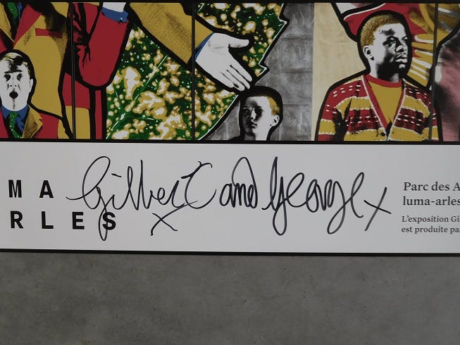 Gilbert & George - The Great Exibitions 2018-2019 - Gesigneerd met marker kopen? Bied vanaf 75!