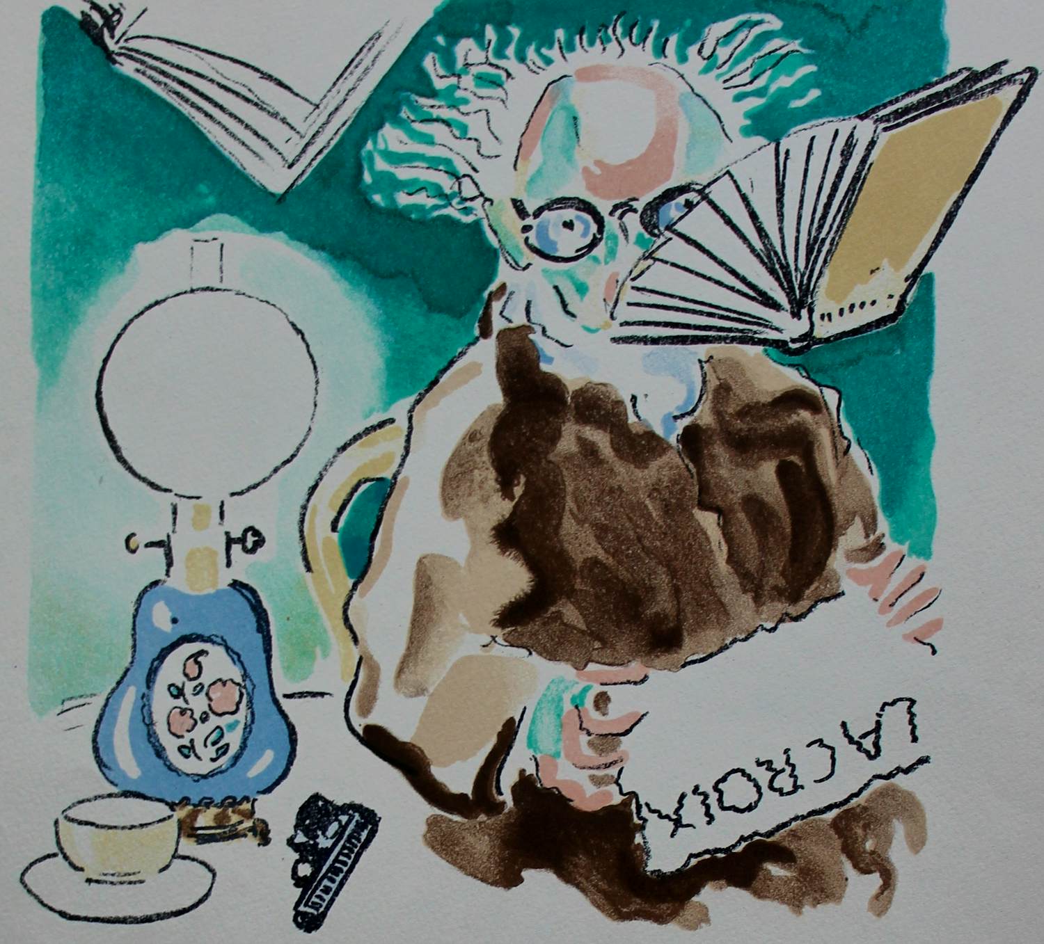 Kees van Dongen - Litho: "La révolte des anges" - 1951 kopen? Bied vanaf 199!