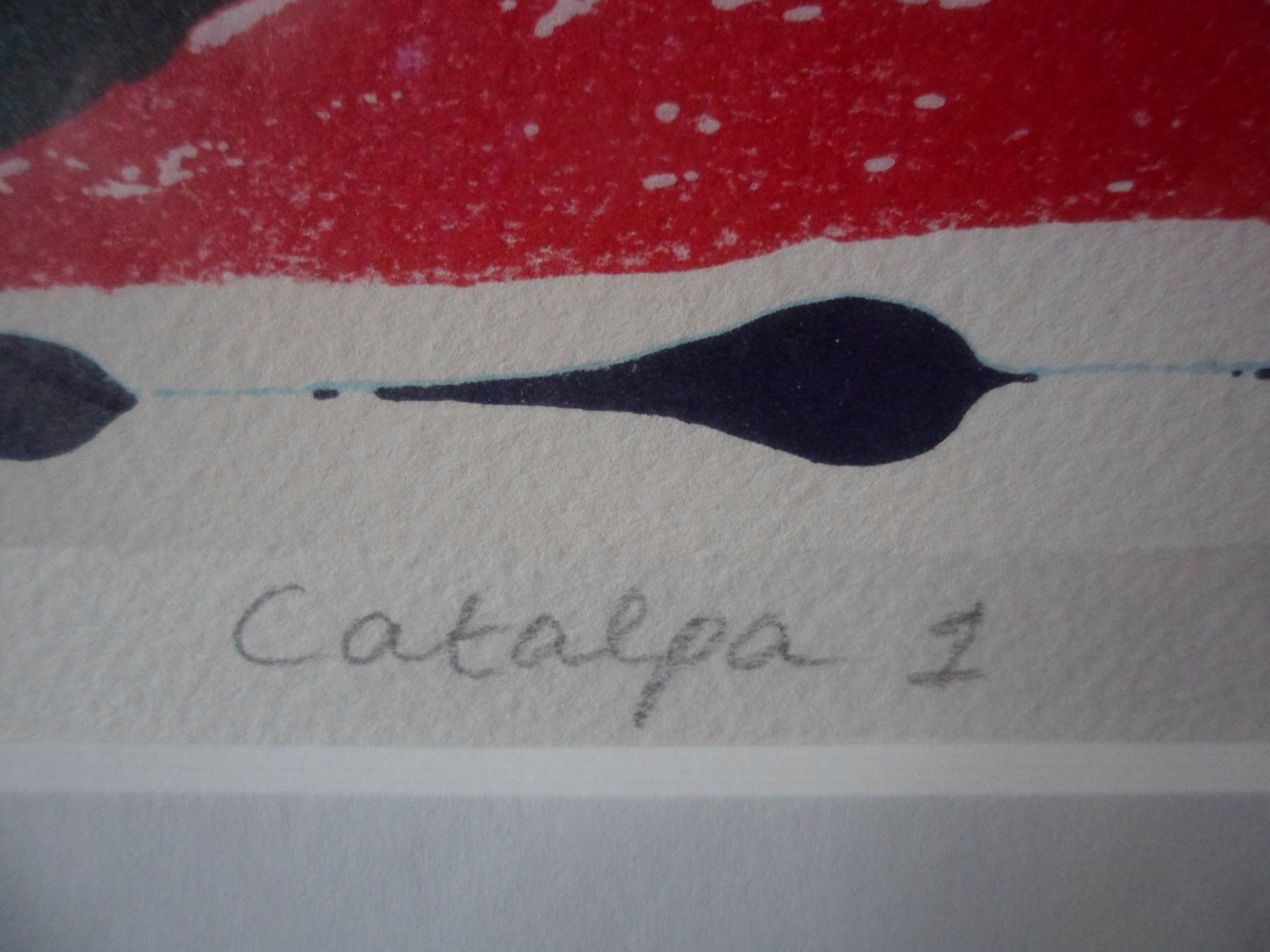 Jan te Wierik - 2 zeefdrukken,"Catalpa 1 en Catalpa 2. kopen? Bied vanaf 280!