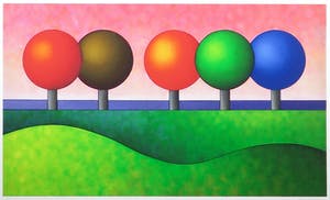 Noni Plomp - Piëzografie, Bomen - Ingelijst kopen? Bied vanaf 50!