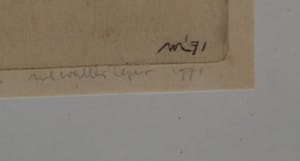 Nel Waller Zeper - Discusvissen met jongen, 4e druk, 1971 - gekleurde ets op papier - BKR Amsterdam kopen? Bied vanaf 20!