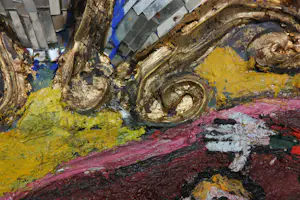 Loren Munk - Gemengde techniek op doek, Hidden masters (Zeer groot) kopen? Bied vanaf 1!