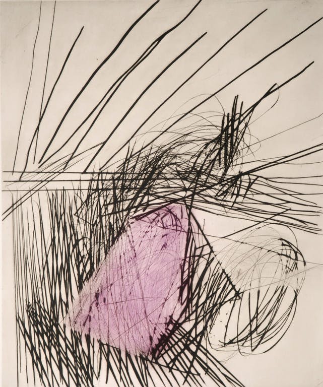 Ger Lataster - Ger Lataster: Droge naald en aquatint, Zonder titel verkocht voor € 56!