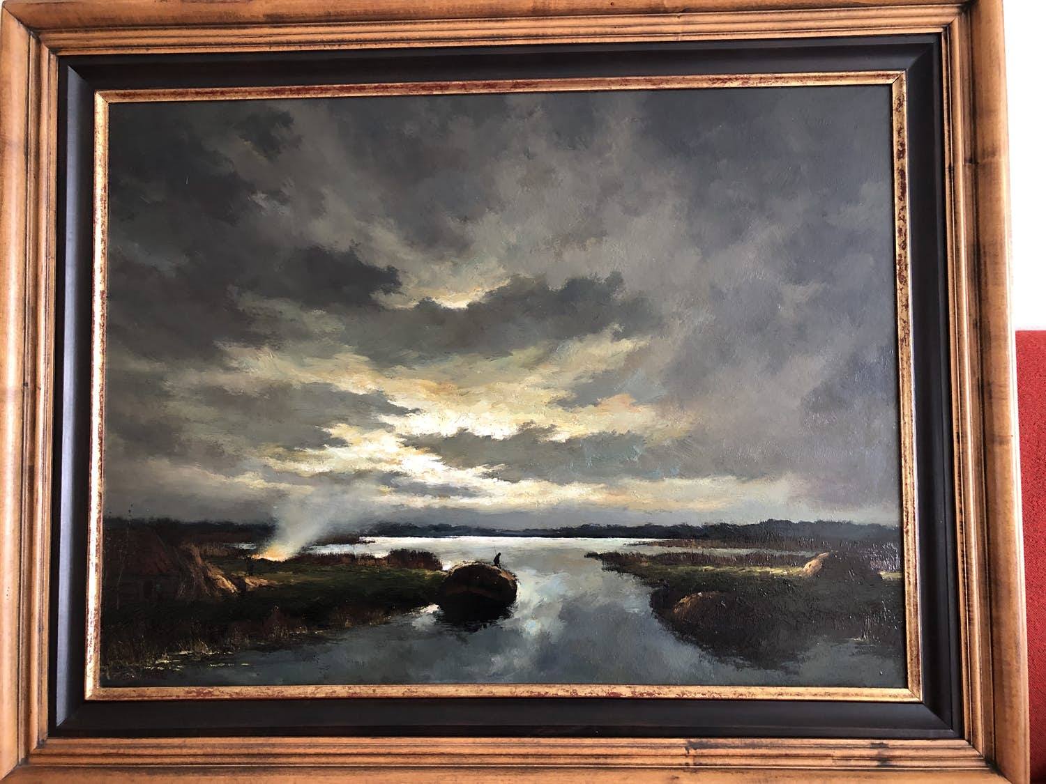 Toon Koster - Plasgezicht (Nieuwkoop?) verkocht voor € 100!