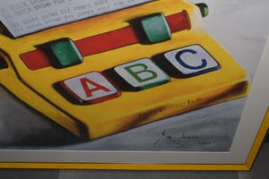 Rob Scholte - ABC - Zeefdruk - Nr. 9 - Nieuw ingelijst - 2003 kopen? Bied vanaf 310!