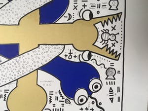 Henk de Bouter - Kruisdraak - gesign. zeefdruk kopen? Bied vanaf 59!