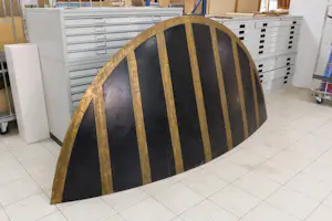 Theo ten Have - IJzeren sculptuur, Schild (Zeer groot!) kopen? Bied vanaf 1!