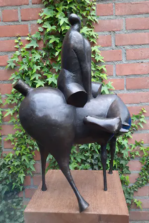 Peter Harskamp - Ruiter te paard. kopen? Bied vanaf 2350!