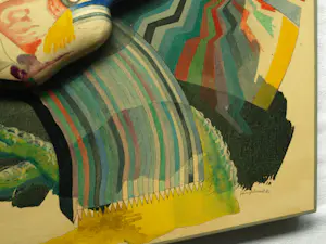 Joop Jongbloed - Gemengde techniek , Bellen blazen – 60 x 60 cm – 1981 kopen? Bied vanaf 150!