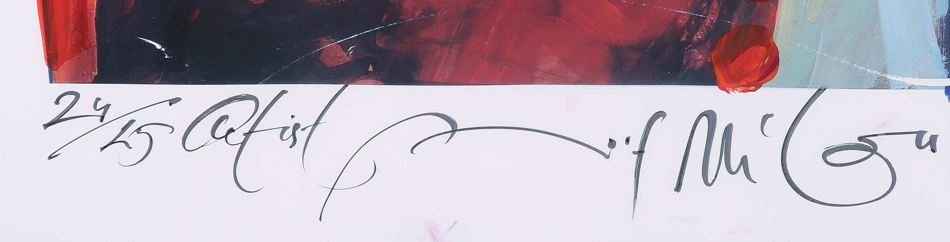 Milou Hermus - Polygrafie op papier, Brainwave 22 - Ingelijst kopen? Bied vanaf 20!