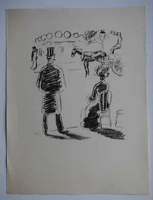 Kees van Dongen - De Carrousel en het koetsje of 1900 kopen? Bied vanaf 350!