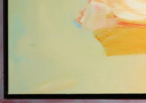 Ton van Kesteren - Olieverf op doek, Abstracte compositie in geel - Ingelijst (Groot) kopen? Bied vanaf 300!