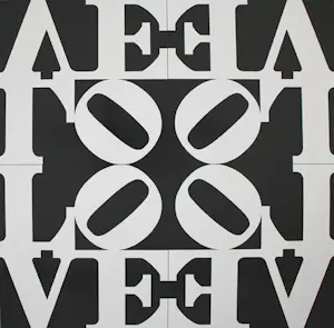 Robert Indiana - Love Rising / Black and White Love (For Martin Luther King )MuMok Wenen 2010 kaufen? Bieten Sie von 85!
