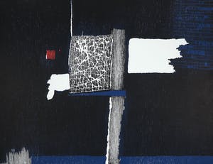 Guillaume Le Roy - Houtsnede, Blauw/groen kopen? Bied vanaf 1!