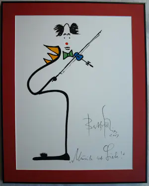 AcheterBerthold Spies - Gemengde techniek , Musik ist Liebe – Lijst, 74½ x 59½ cm - 2007? Enchérissez de 100!