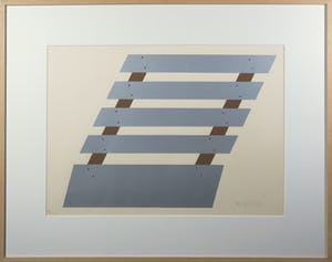 David van de Kop - Zeefdruk, Zonder titel - Ingelijst (Groot) kopen? Bied vanaf 1!