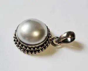 Nieuwe zilveren hanger met Mabe parel kopen? Bied vanaf 65!