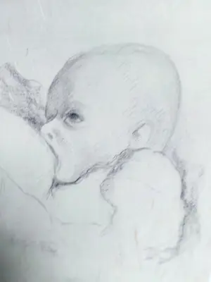 Jan Sluijters (jr.) - Baby Jantje aan de borst 31-12-2041 kopen? Bied vanaf 25!