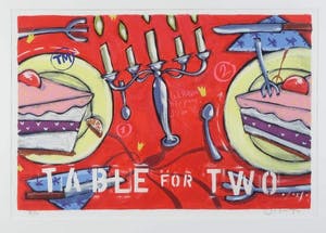 Selwyn Senatori - Table for two | Ingelijst | Groot 83x103 kopen? Bied vanaf 280!