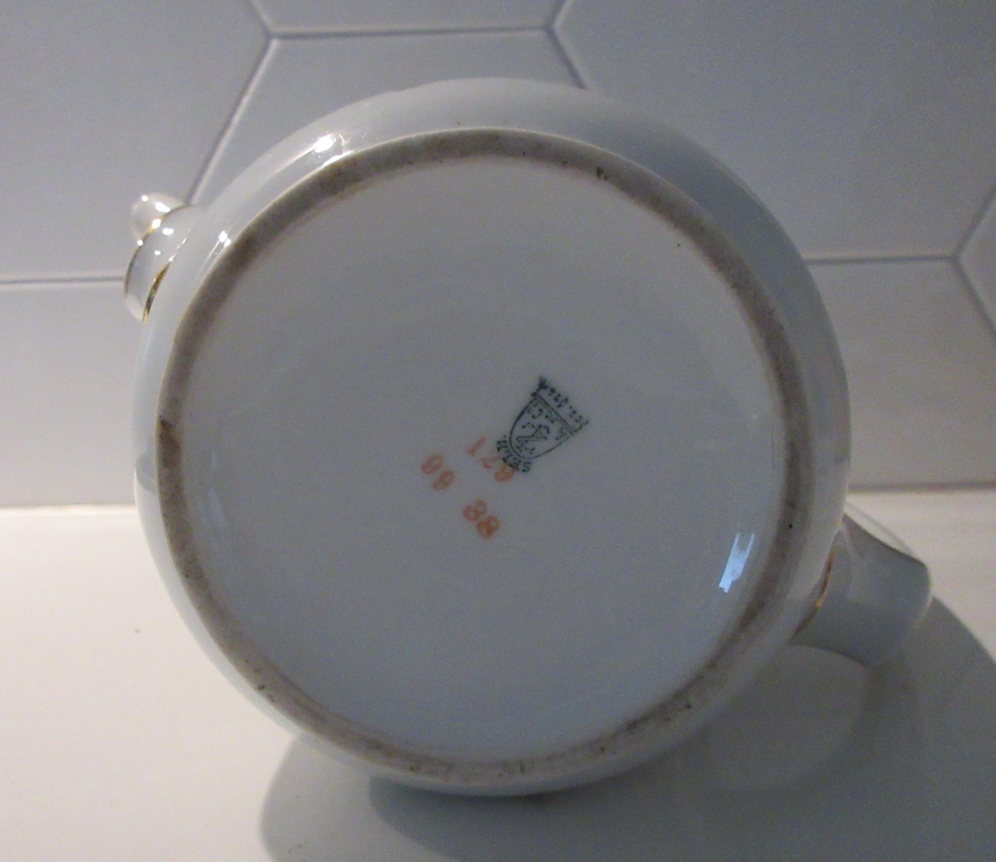 Jacob Zeidler Selb - Jugendstil porseleinen hand beschilderde theepot kopen? Bied vanaf 1!