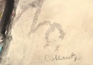 Jan Cobbaert - Avond - gesigneerde gouache - ingelijst kopen? Bied vanaf 1550!