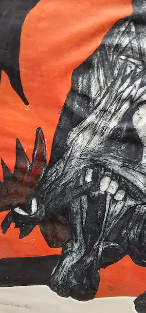 Ru van Rossem - Jongen met haan 8/25 kopen? Bied vanaf 100!