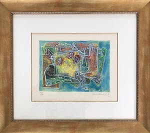 Soichi Hasegawa - Prachtig ets/aquatint - Gesigneerd - 32/50 - Kleine oplage kopen? Bied vanaf 225!