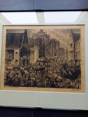 Jules De Bruycker - jour de marche en Flandres verkocht voor € 500!