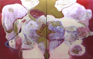 Bert Braam - Acryl op doek, Tweeluik, Dreamland - Zeer groot! kopen? Bied vanaf 600!