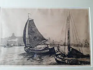 Jan Sirks - Ets, varende botters. kopen? Bied vanaf 45!
