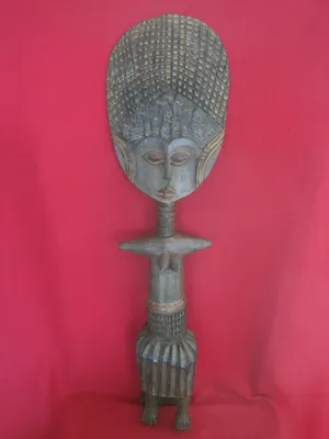 Ashanti - Groot Akuaba altaarbeeld/vruchtbaarheidsbeeld. kopen? Bied vanaf 35!