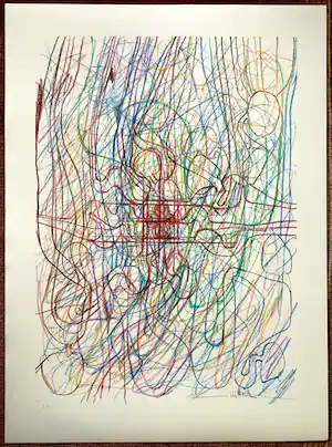 Hermann Nitsch - ohne Titel vendu pour 680€ !