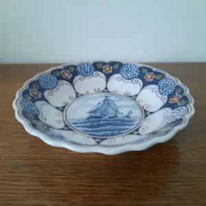 Koninklijke Tichelaar Makkum - Maritiem schoteltje kopen? Bied vanaf 1!