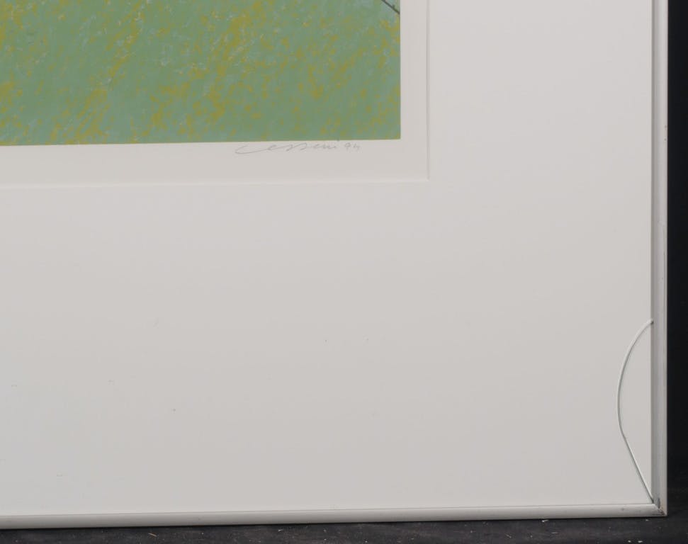 Henk van Vessem - Henk van Vessem: Zeefdruk, Greece suite I - Ingelijst kopen? Bied vanaf 1!