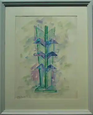 Jan Wolkers - Offset-litho, Ontwerp voor het Theo Thijssen-monument - Ingelijst - 2004 verkocht voor € 80!