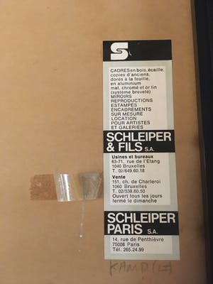 Christian Mischke - ets drieluik Ein Engel 1973 kopen? Bied vanaf 125!