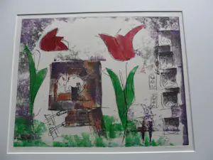 Lia van Leeuwen - Kleurenets | 'Take Care 1' | 2007 kopen? Bied vanaf 35!