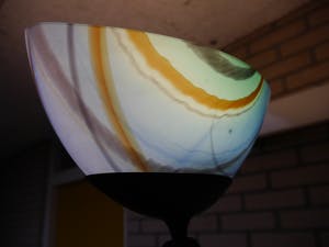 Niet of onleesbaar gesigneerd - fraaie lamp van italiaans design kopen? Bied vanaf 1!