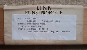 Dominique Chan - Figuur in kleurrijk landschap, olieverf op doek (netjes ingelijst, groot) kopen? Bied vanaf 375!