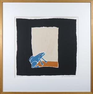 Hans Innemee - Zeefdruk, Zonder titel - Ingelijst kopen? Bied vanaf 70!