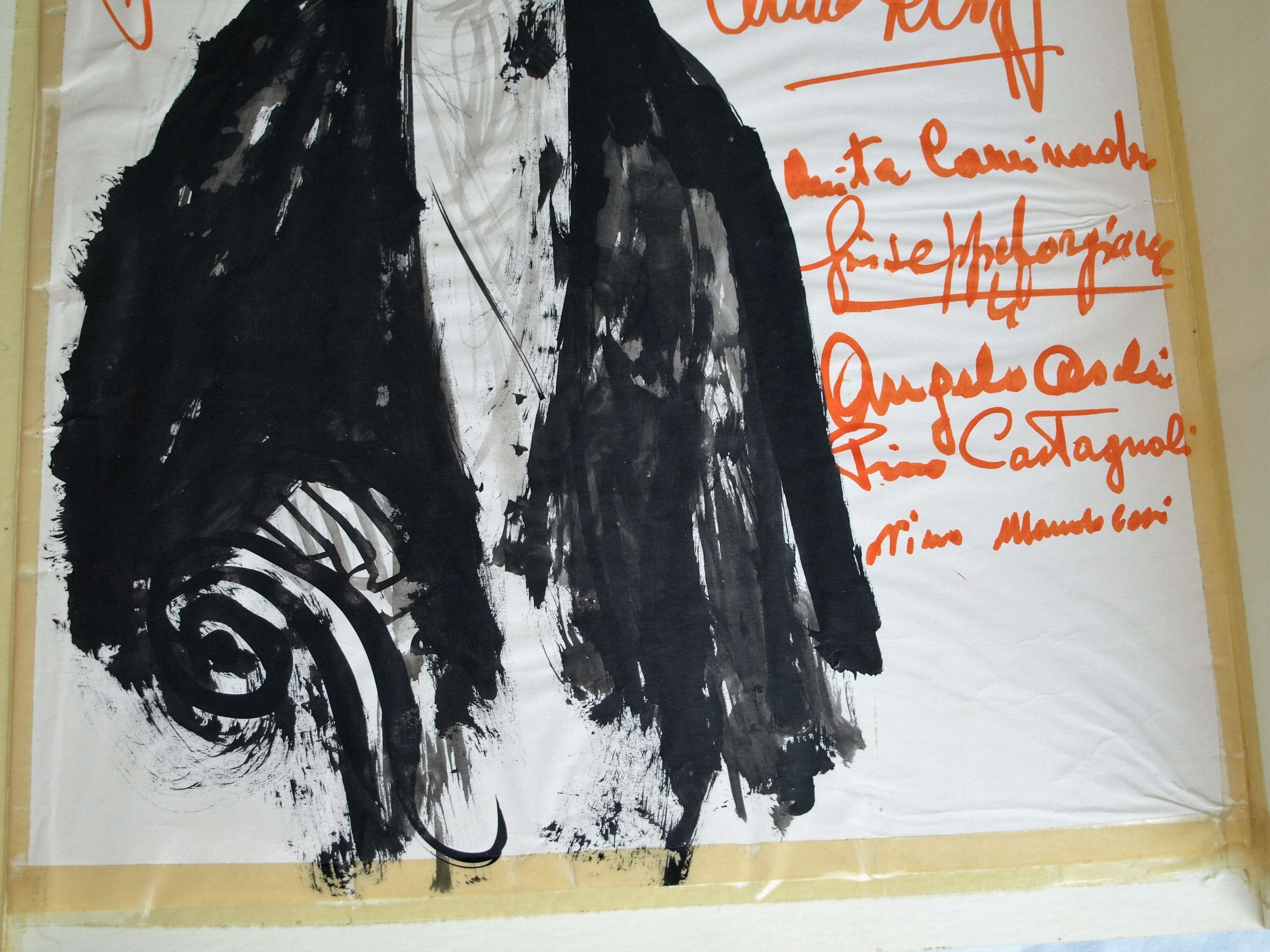 Robert Nix - Tekening + 11 handtekeningen van o.a Opera-diva Anna Moffo – I Puritani, 1962  kopen? Bied vanaf 75!