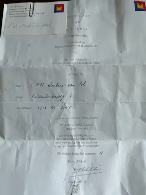 Toine Dekkers - DE LIMBURGSE KLEIO kopen? Bied vanaf 180!