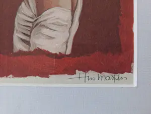 Ans Markus - Zelfportret met wit masker kopen? Bied vanaf 85!