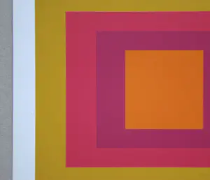 Josef Albers - Homage to the Square - La Tehuana - Zeefdruk - 1971 kopen? Bied vanaf 100!