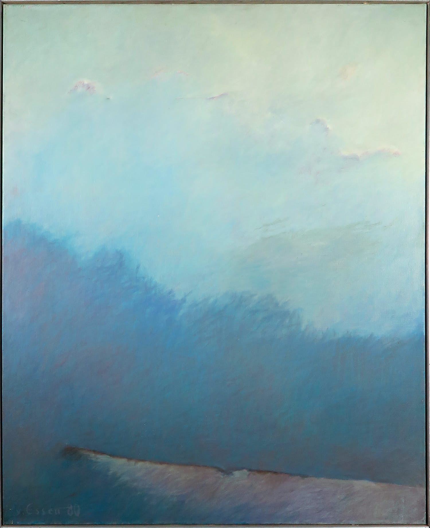 Rob van Essen - Olieverf op doek, Zonder titel IV - Ingelijst (Groot) verkocht voor € 1!