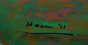 Pieter Haan - Zonder titel, 2011 - Olieverf en lakverf op doek kopen? Bied vanaf 20!