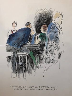 Peter van Straaten - zeefdruk in kleur kopen? Bied vanaf 25!