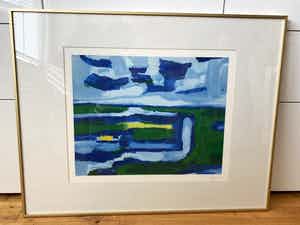 Gerrit Benner - Landschap - Jaar 1982 - 17/200 verkocht voor € 3000!