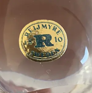 Reijmyre Glasbruk - Glazen figuur zittende kat - ontwerp Tyko Axelsson kopen? Bied vanaf 30!